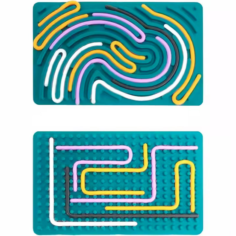 Dubbelsidig Senoric aktivitetstavla - Pushpeel