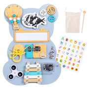 Aktivitetstavle m. spilledåse. Bærbar