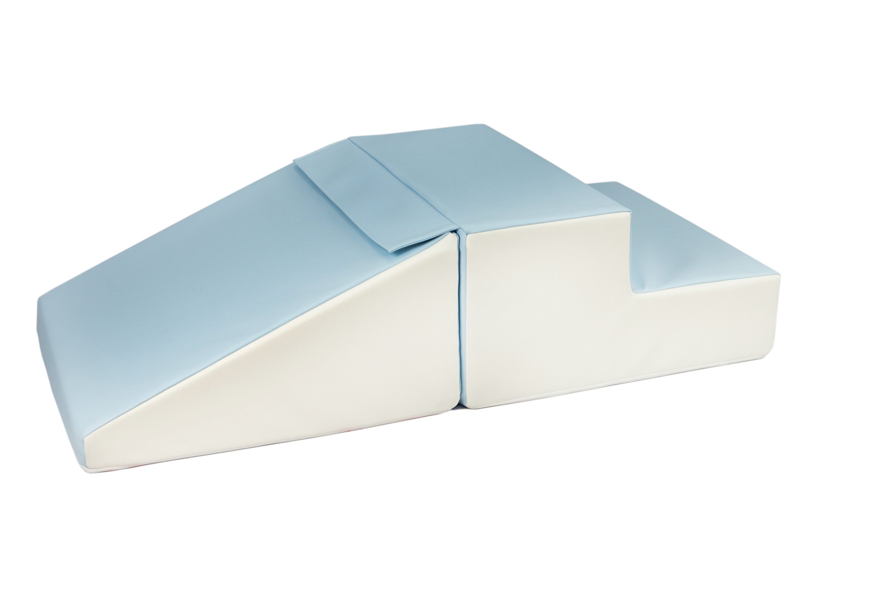 Blå skumklodser med rutjsebane