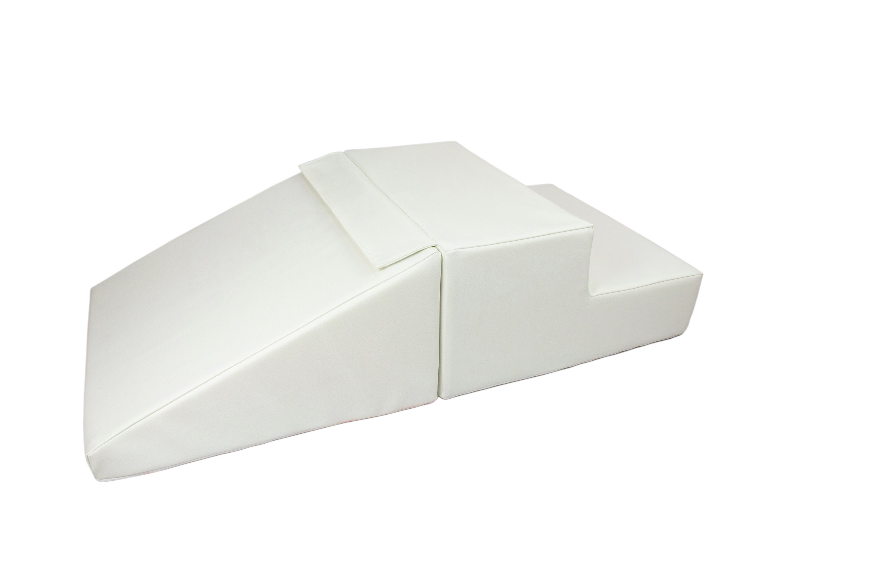 Hvide skumklodser med velcro