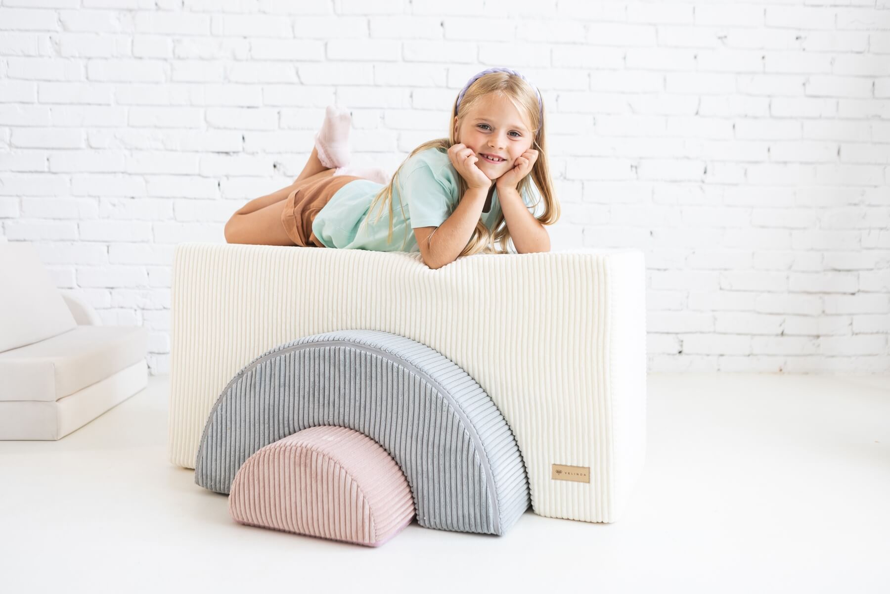 Legeklodser i fløjl til børn