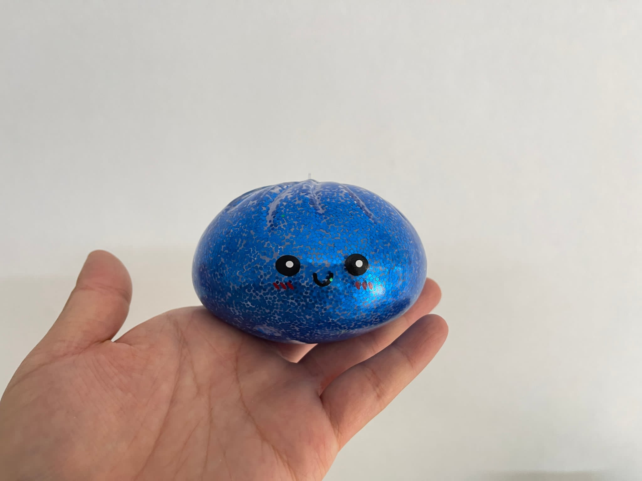 Dumpling Glimmer Squishy – Vandperler 9 cm