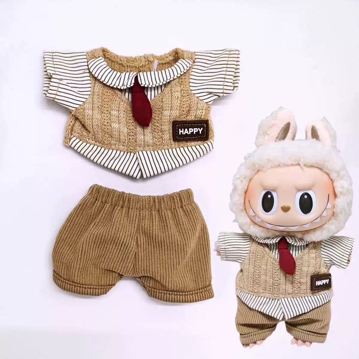Labubu Tøjsæt – “Happy Outfit”