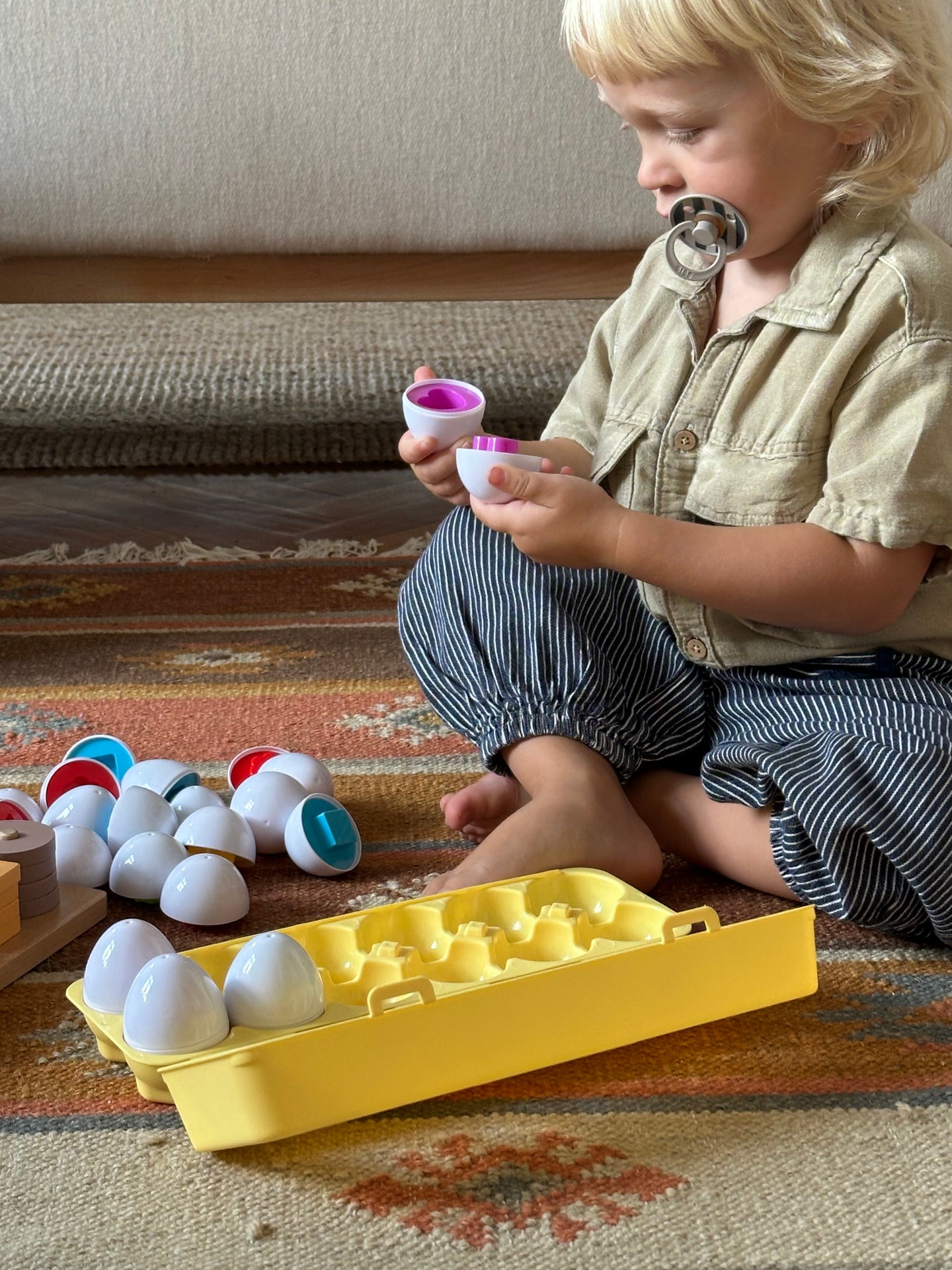 Montessori äggpussel