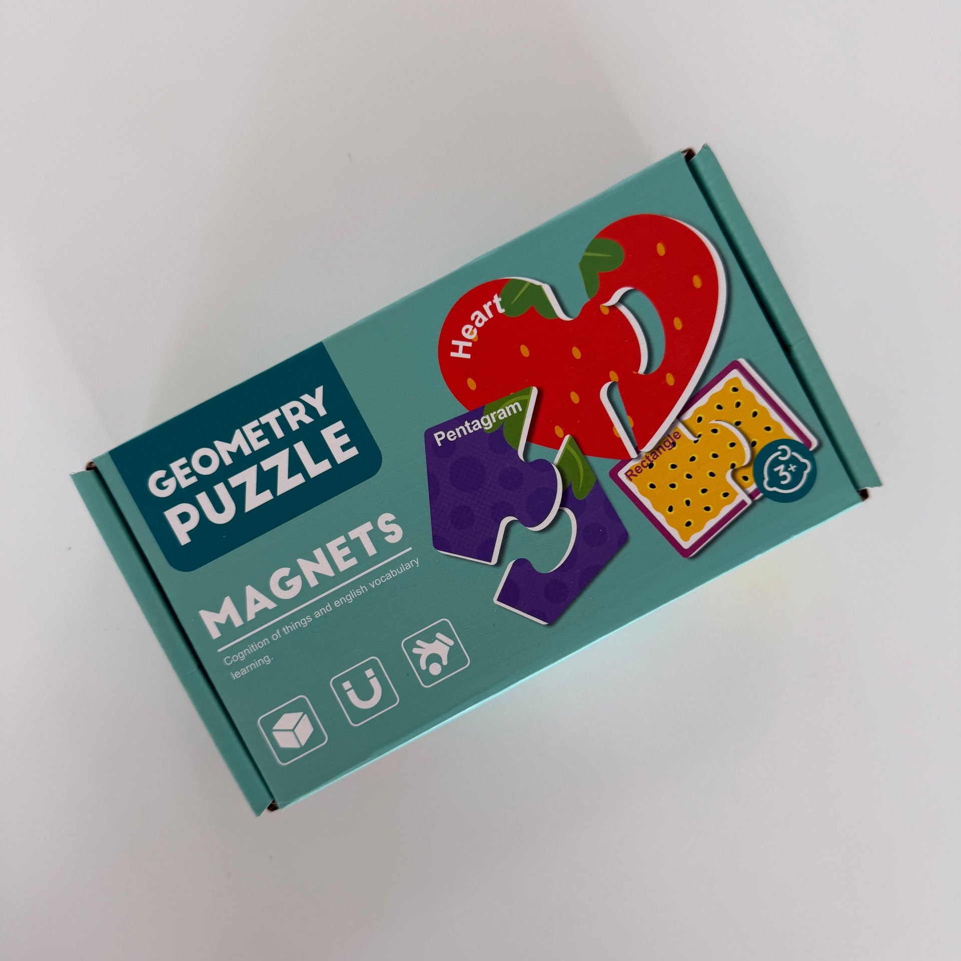 Magnet Frugt og former- Engelsk