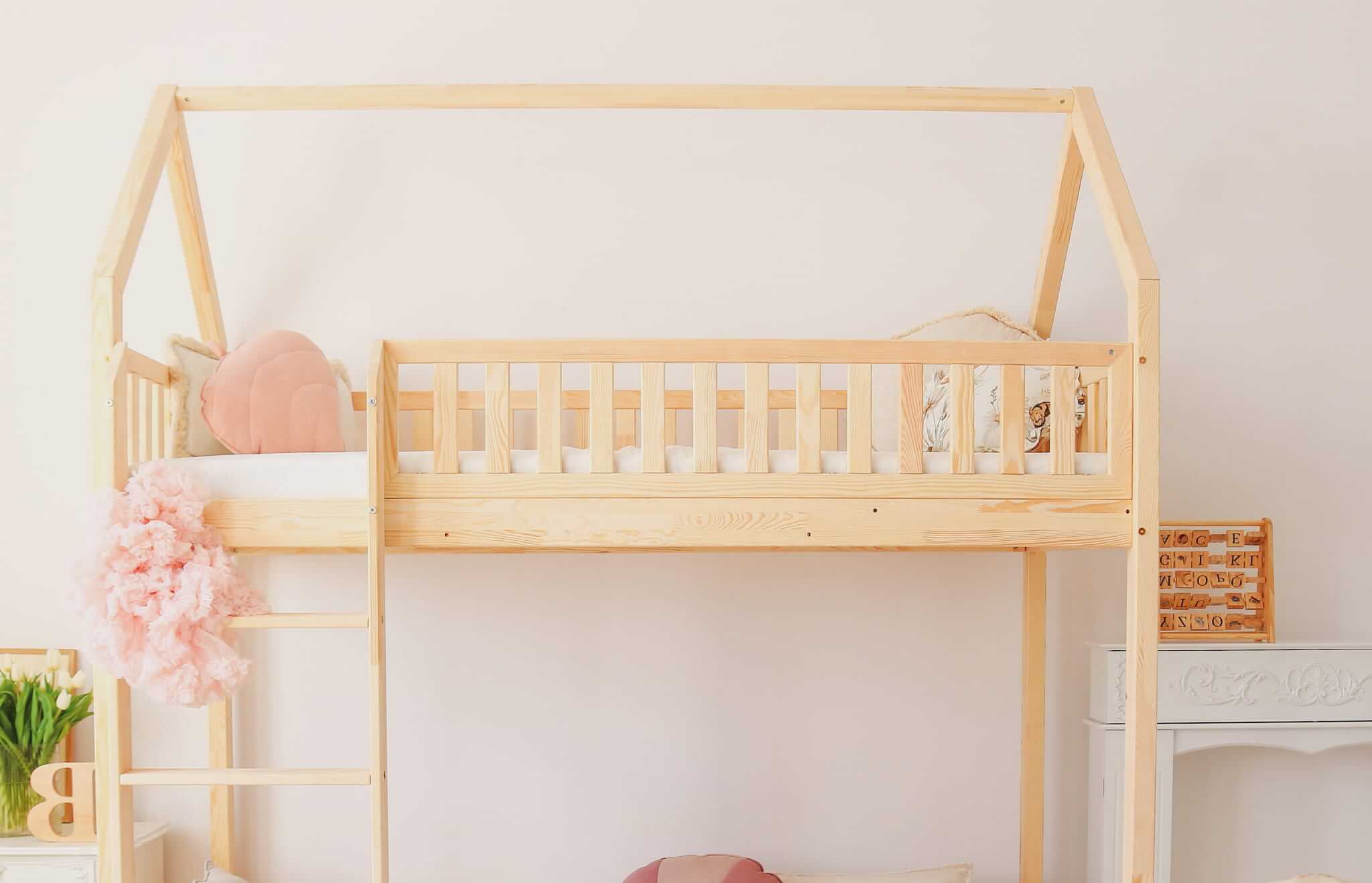 Den øverste del af køjesengen