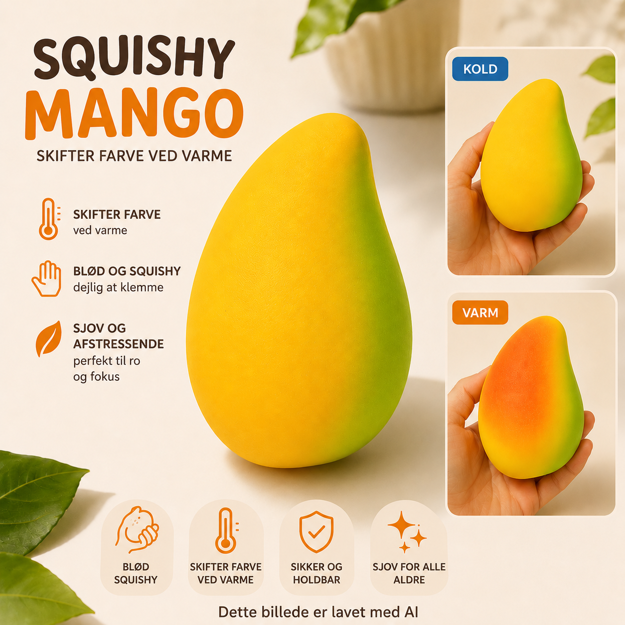 SQUISHY MANGO – FÄRGSKIFTANDE