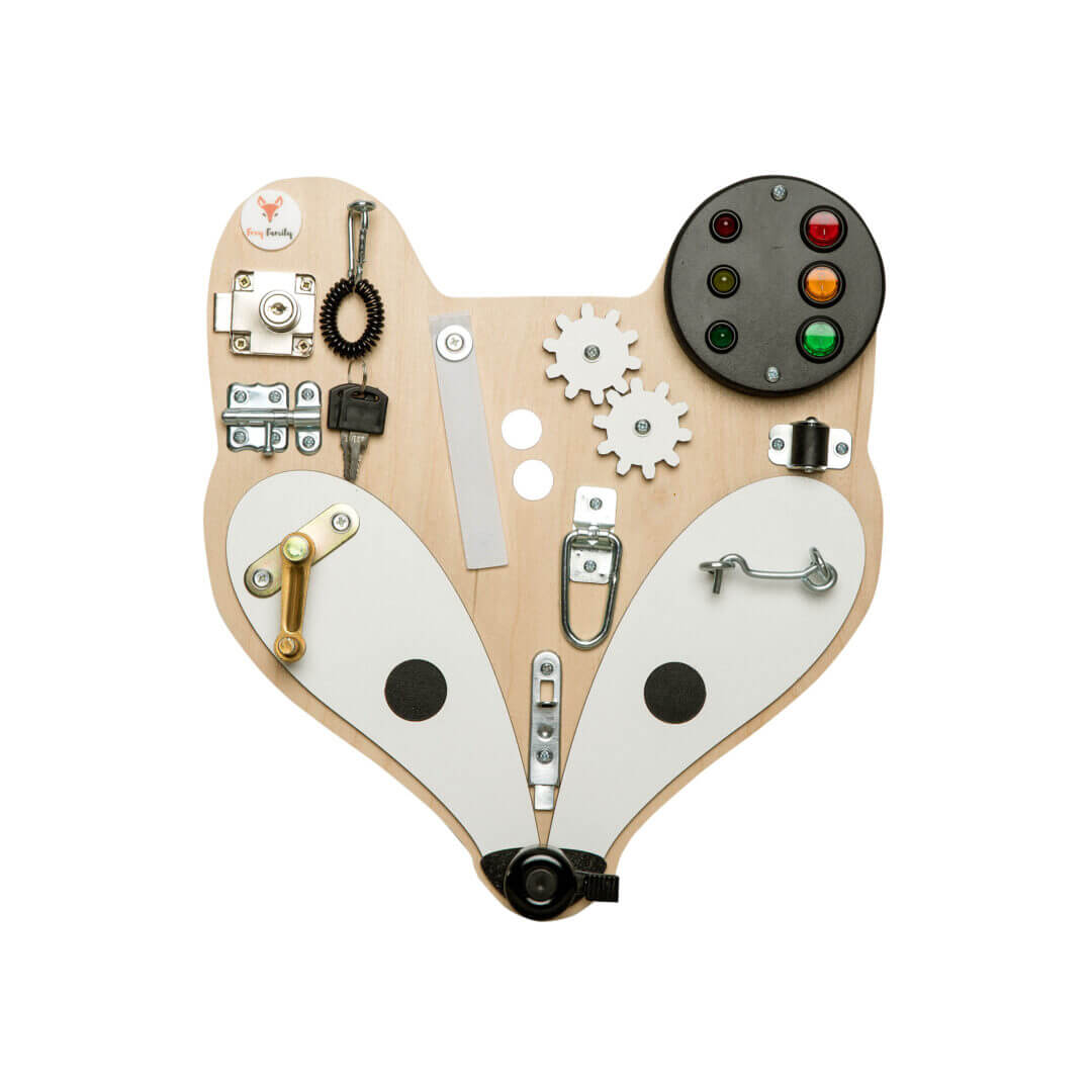 Ræveformet aktivitetstavle i naturfarver