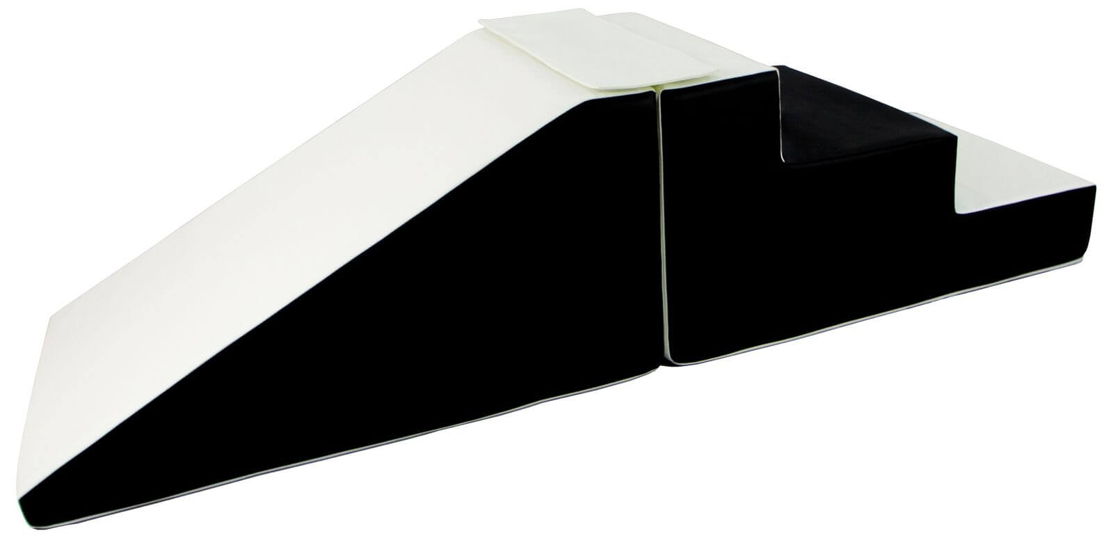 sort skumlegetøj rutjsebane med to dele 