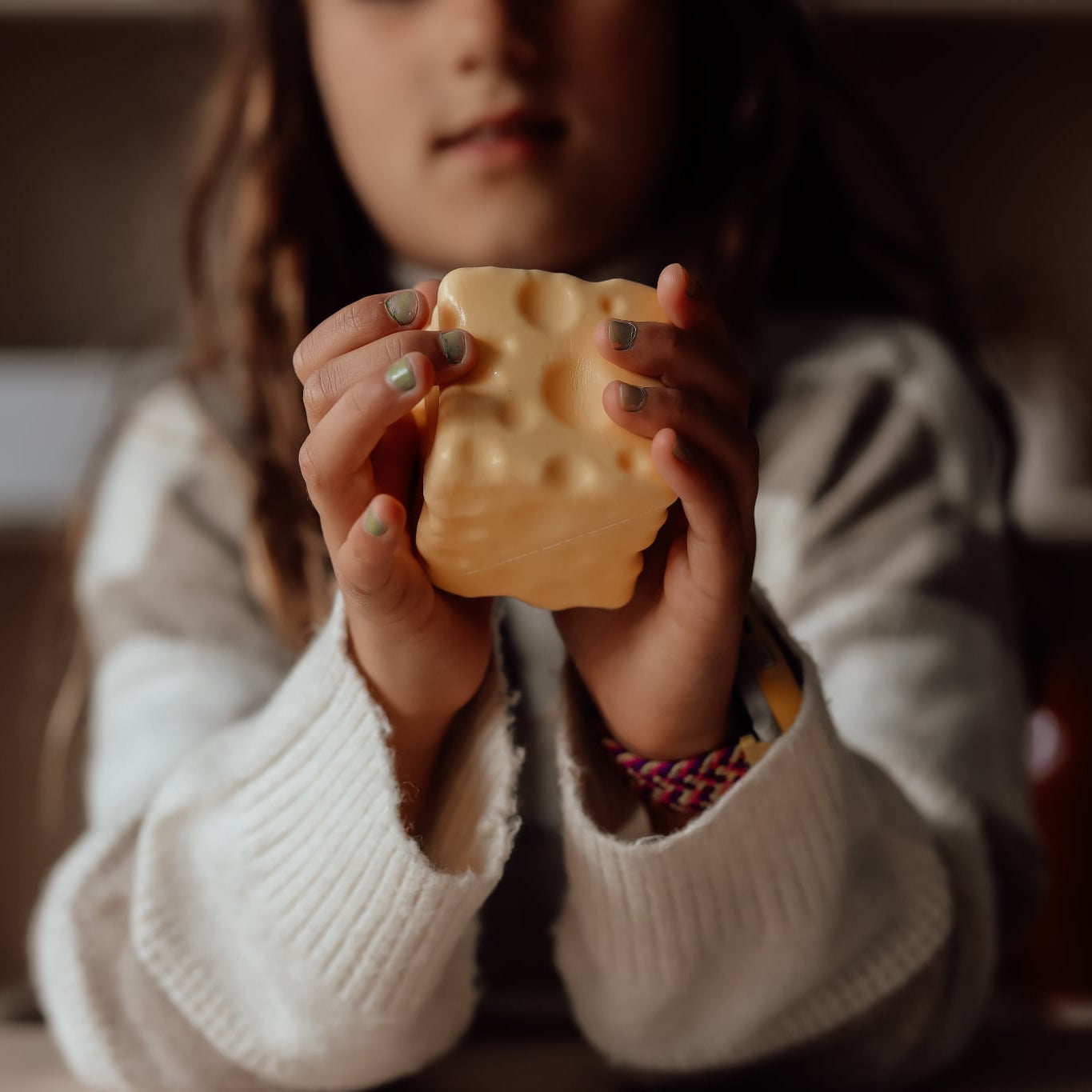 Squeeze Cheese Squishy - Mjuk stressleksak
