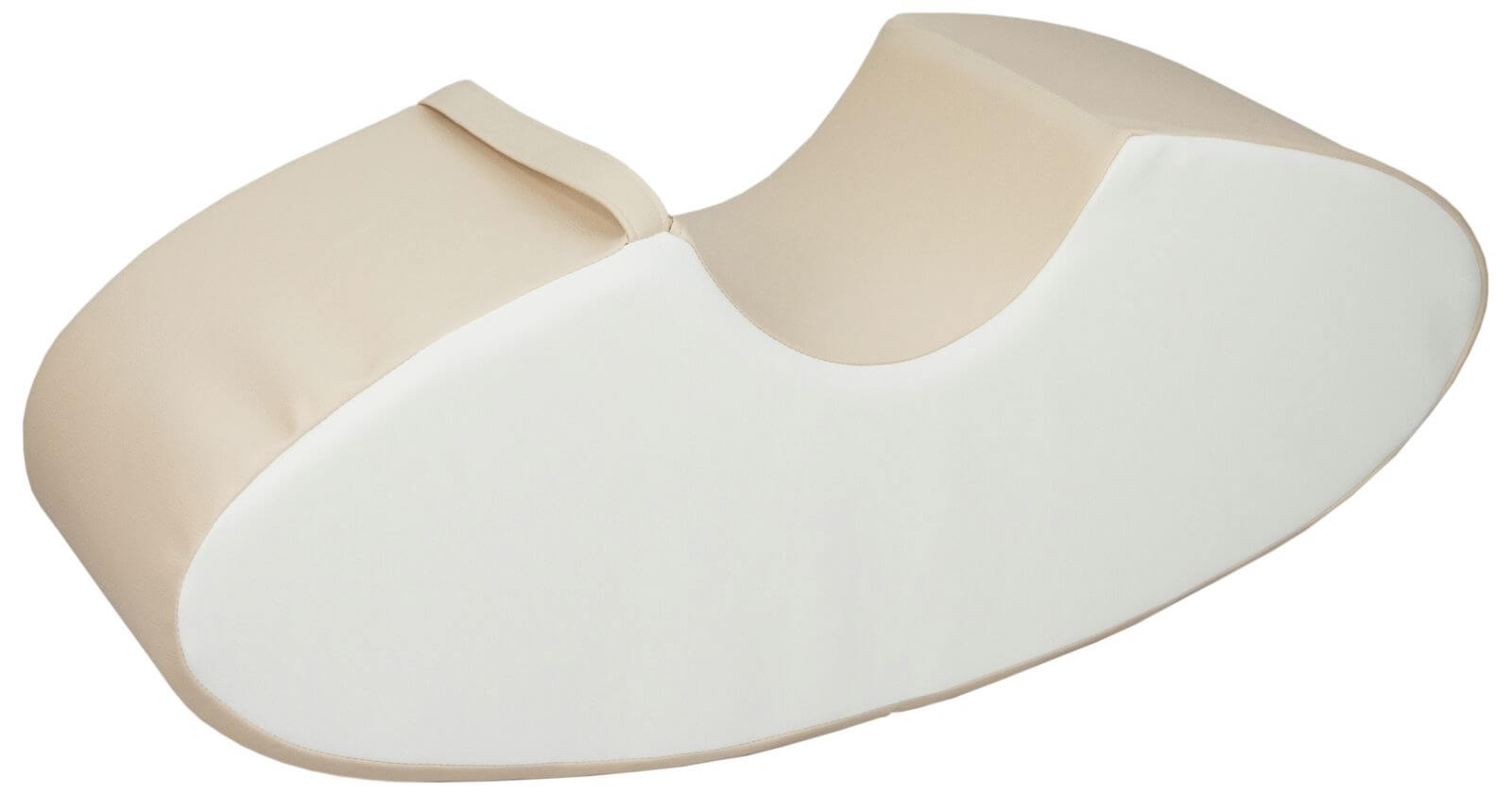 skumvippe med plads til 1 barn i beige