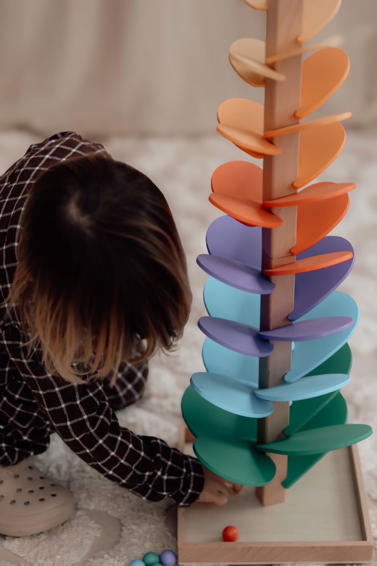 Musiktræ Regnbue 72cm