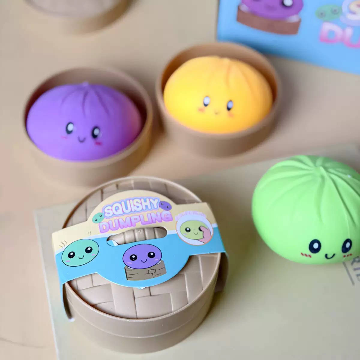 Dumpling Squishy – Pastel Surprise 8,5 cm