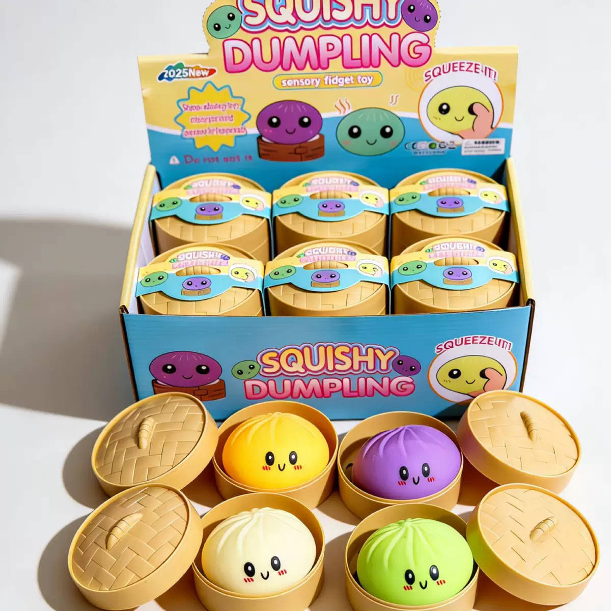 Dumpling Squishy – Pastel Surprise 8,5 cm