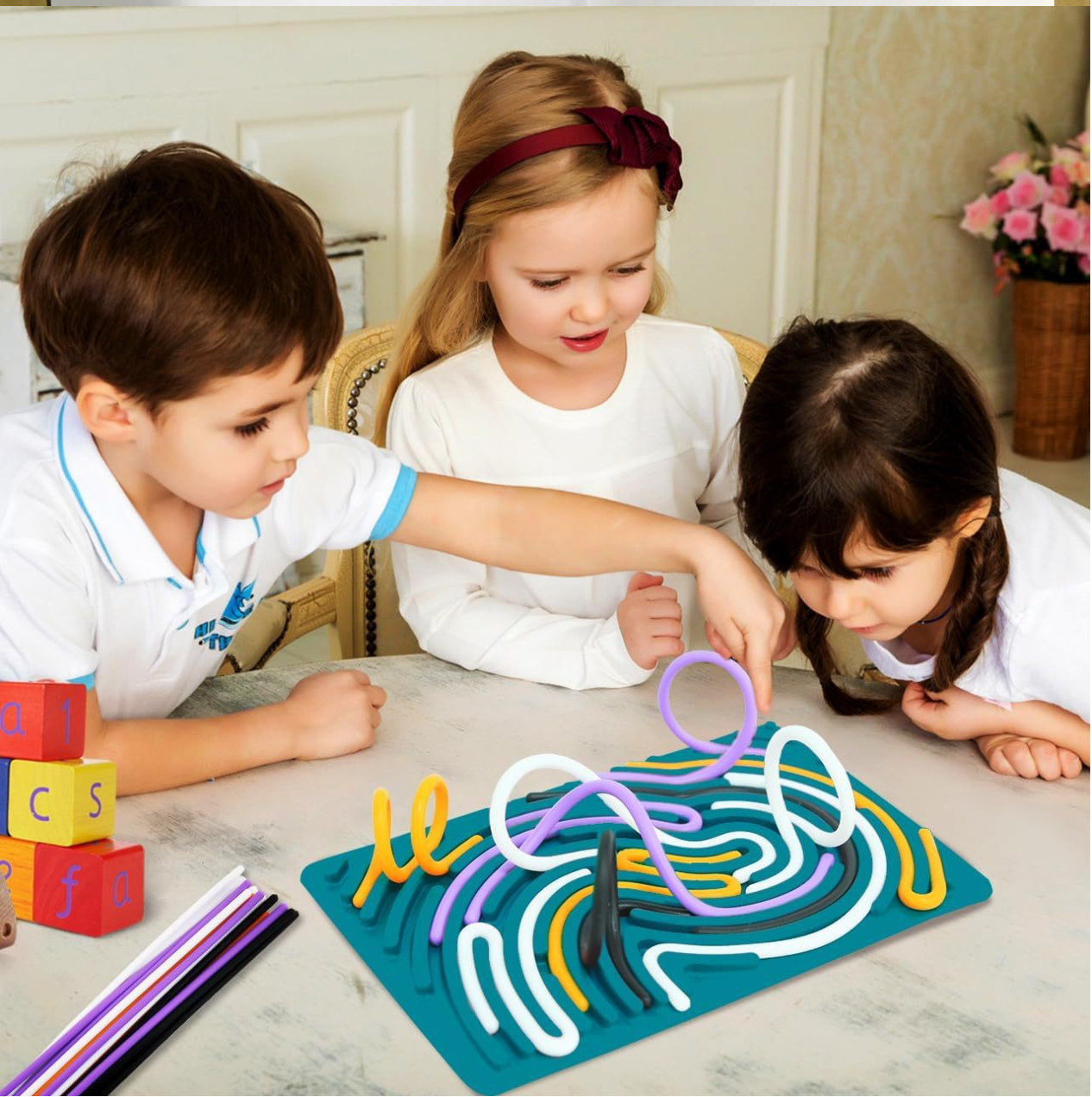 Dubbelsidig Senoric aktivitetstavla - Pushpeel